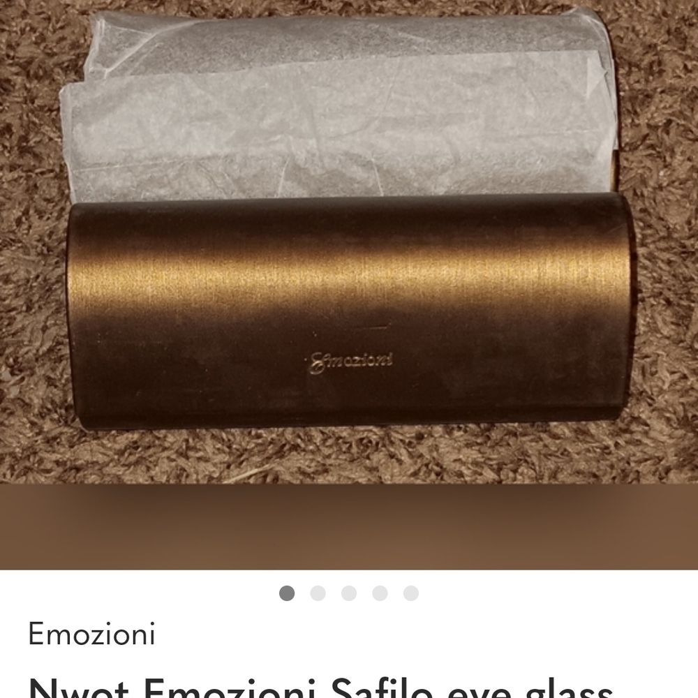 Reserved Sale....Brown Eyeglass Case